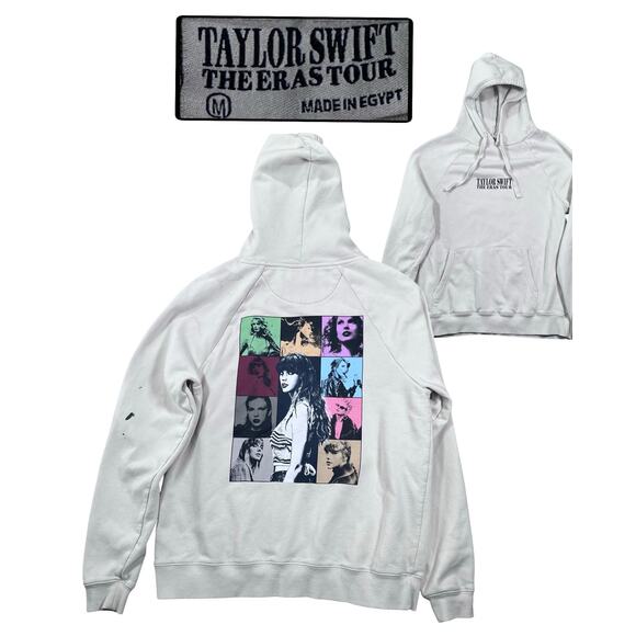 Taylor Swift Hoodie 2023 Eras Tour Women's Medium Concert Sweatshirt Swifty Fans - Picture 1 of 11